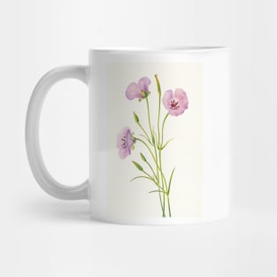 Splendid mariposa lily - Botanical Illustration Mug